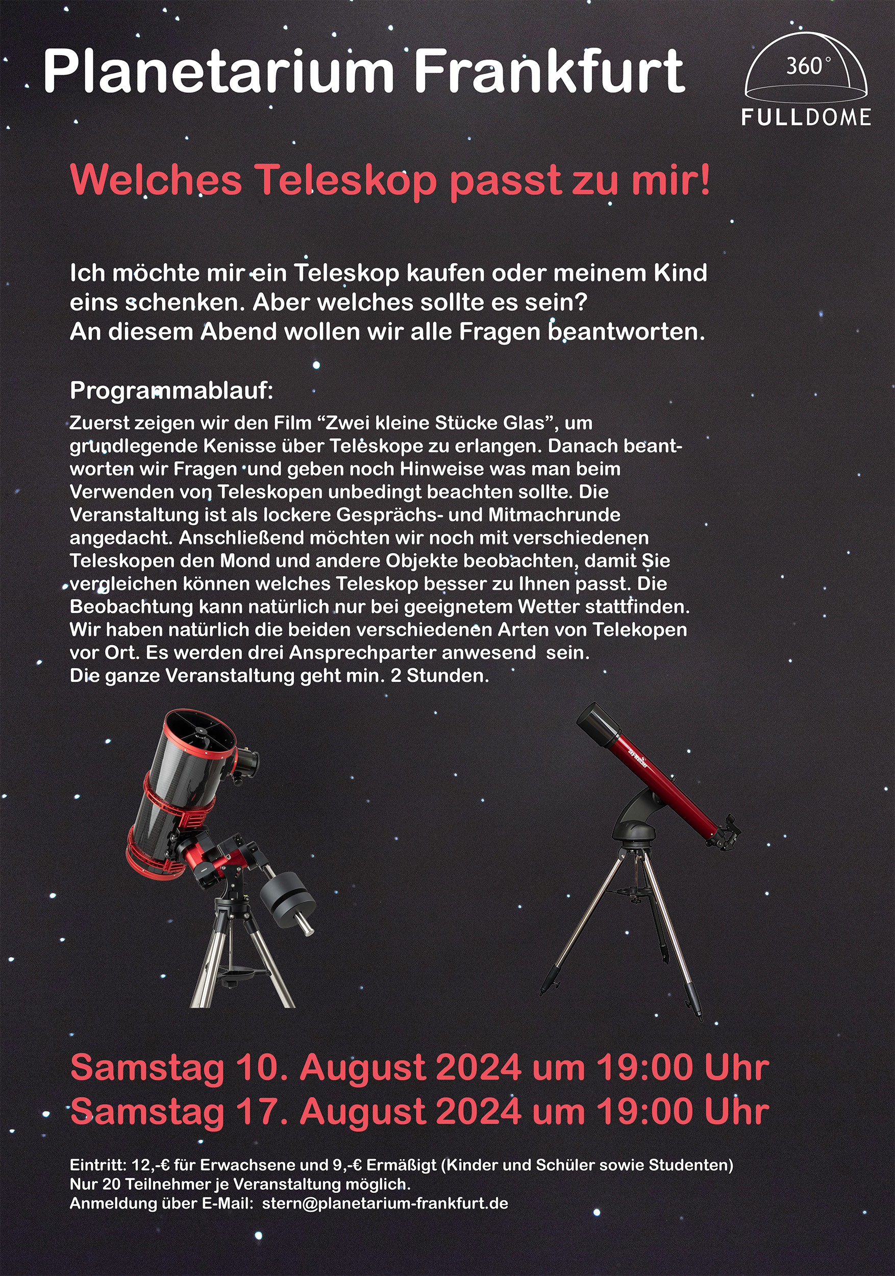 Planetarium Frankfurt Main Programm